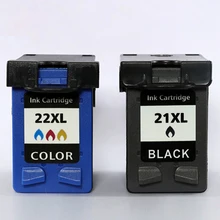 Xiangyu Refilled Ink Cartridge Replacement 21 22XL for hp 21 22 cartridge for hp21 Deskjet 3915 3920 D1320 F2100 F2280 F4180
