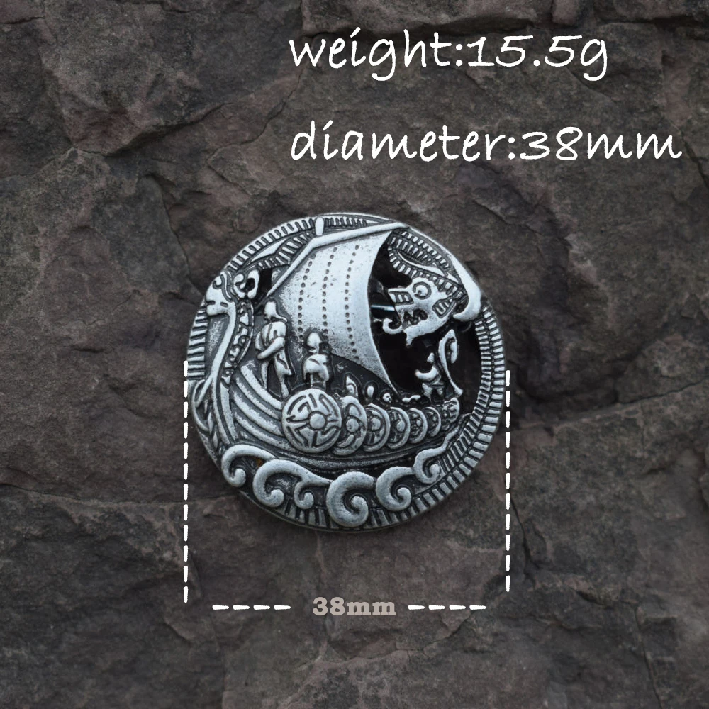 Sanlan кельтский стиль викингов искусственная металлическая брошь|brooches for women|ship