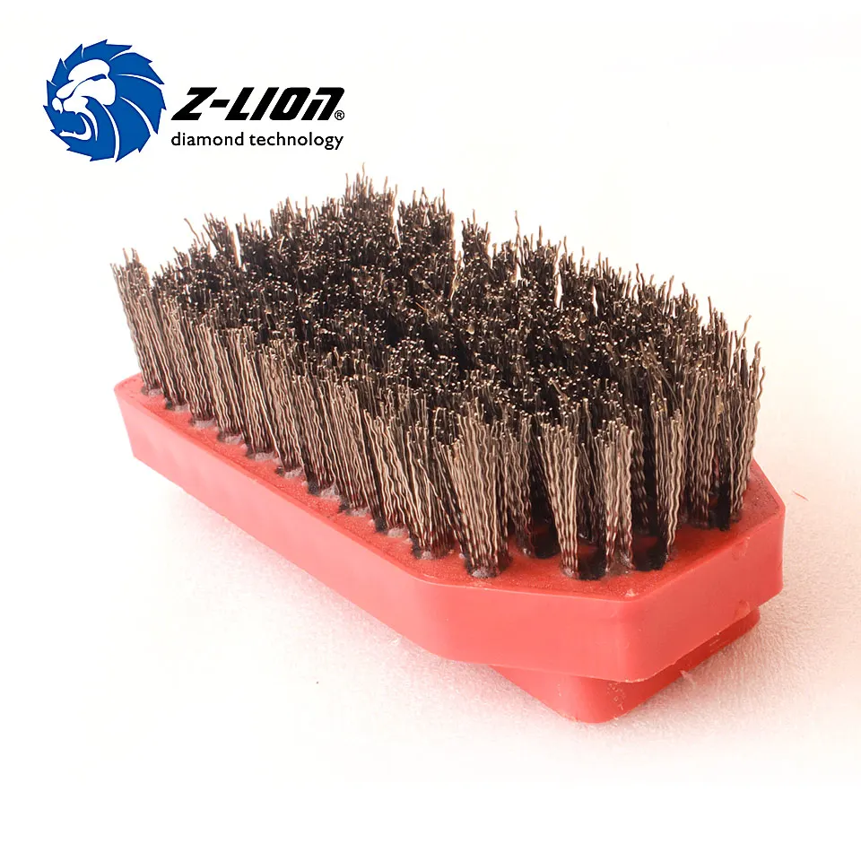 Z Lion Wire Brush 9pcs/Lot Granite Polishing Abrasive Grinding Brush Archaized Stone Marble
