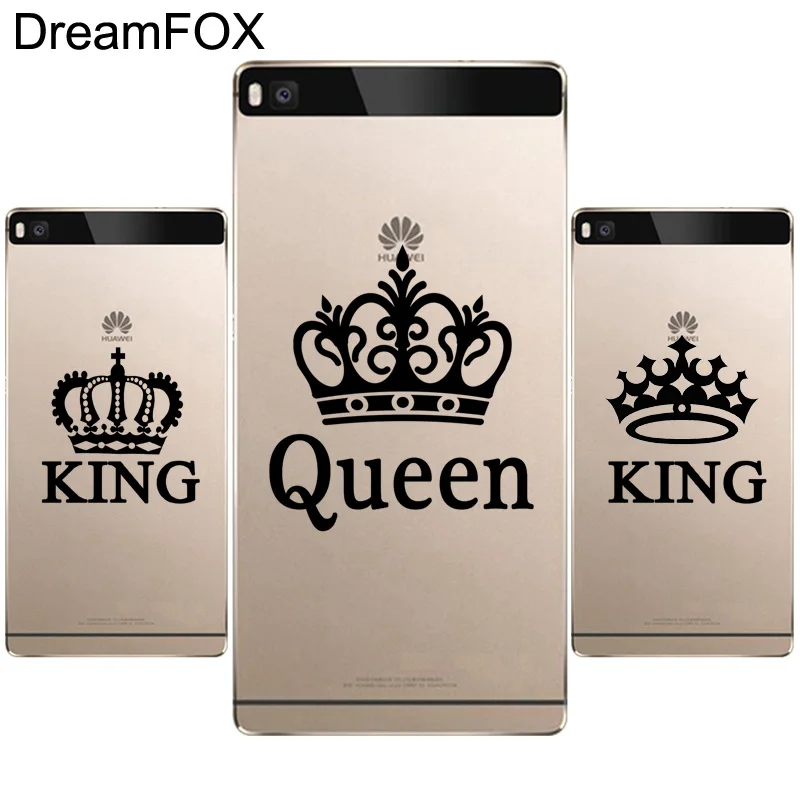 DREAMFOX N093 King Queen Crown Soft TPU Silicone Cover For Huawei P8 P9 P10 Lite Plus 2017 Honor 8 9 Pro 6X Case |