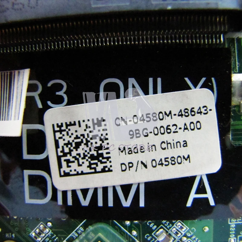 NOKOTION для Dell inspiron 1570 1470 Материнская плата ноутбука DA0UM2MBAC0 CN-04580M 04580 M 5 GFXR основная плата HD4330 видеокарта