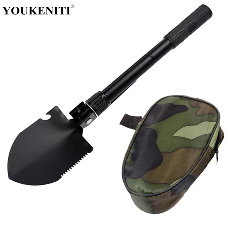 

2018 Brand Foldable Mini Portable Shovel Camping Tools 4 Multifunction in 1 Spade Promotion Sappers Shovel Compact Outdoor Tool