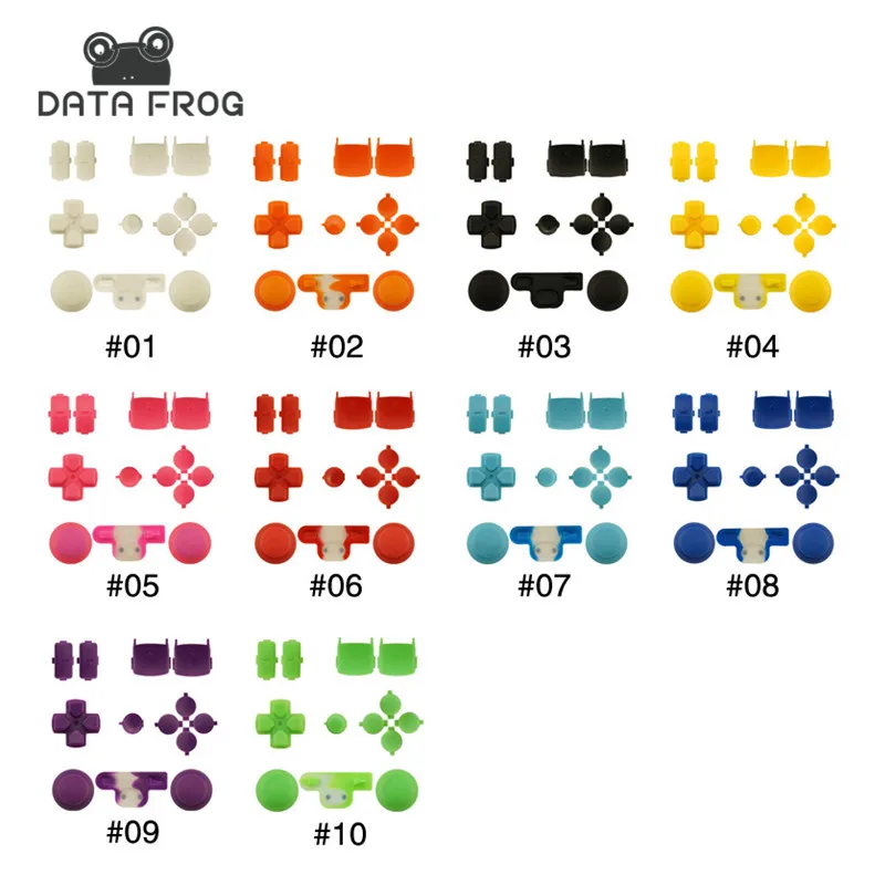 Custom 11 colors Replacement buttons for sony Playstation 3 Dualshock 3 PS3 Controller