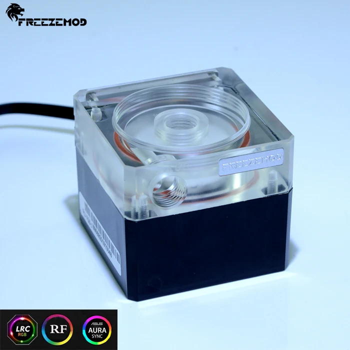 

FREEZEMOD Computer water cooling mute pump with 4 meter flow support RGB AURA. PU-FS6-J