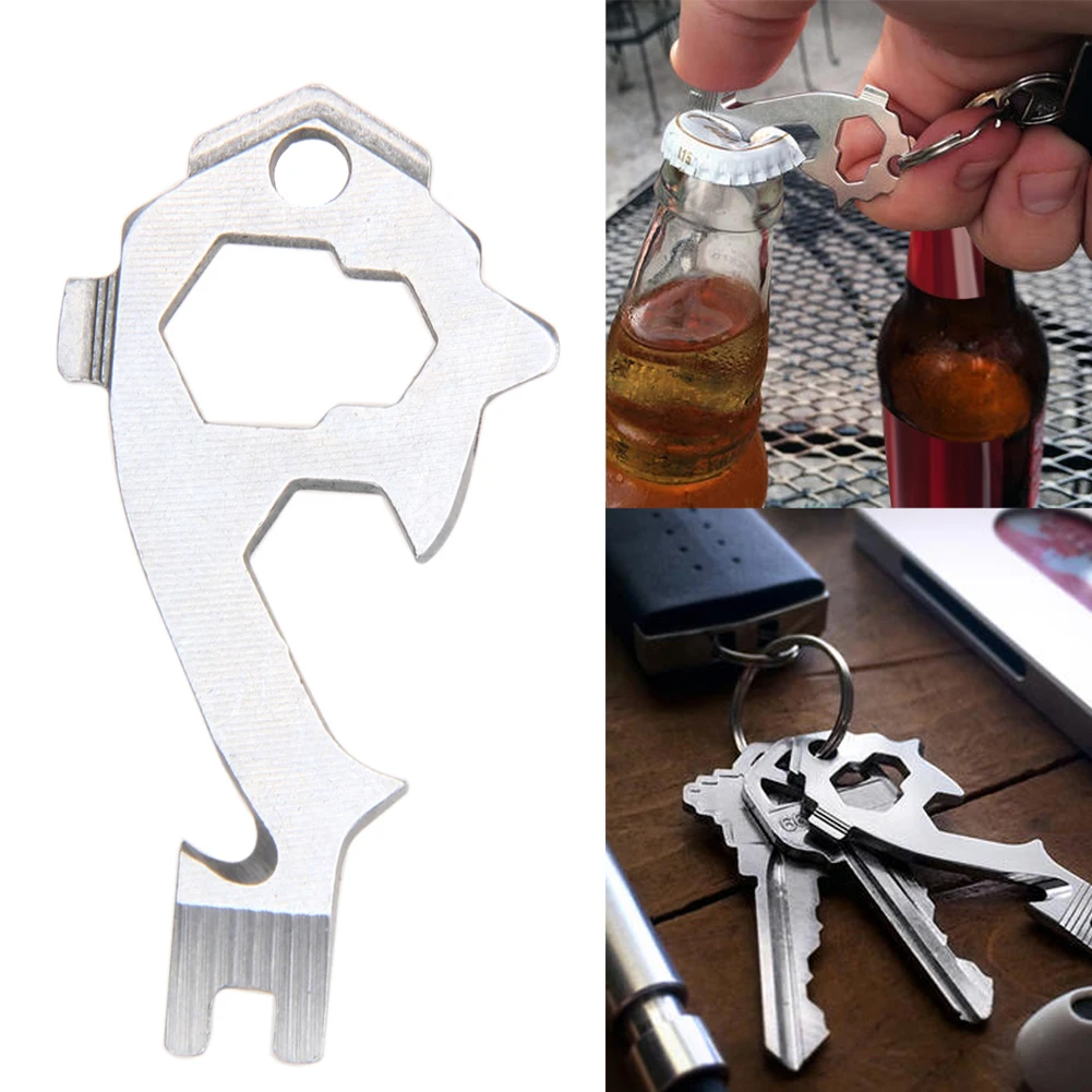 

Pocket Tool Kit Stripper Belt Cutter Multifunction EDC Survive Wire Key Multi Gear Opener Outdoor Screwdriver Wrench Multipurose