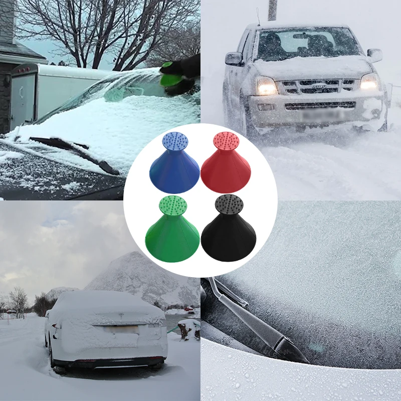 

cleaning tool thick snow remover scraper car windshield shoveling snow fuel funnel cone scraper snow scraper