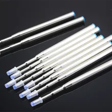 Роскошные качественные 10 шт синие чернила MB шариковая ручка заправка