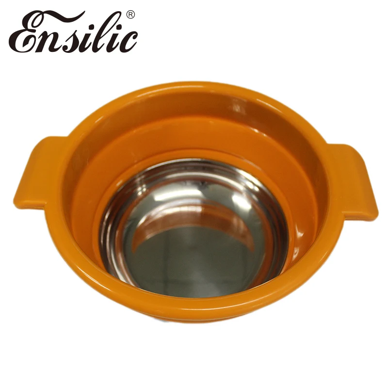 5.7L Collapsible Design Silicone Non stick Pots Pans Tenacity Outdoor