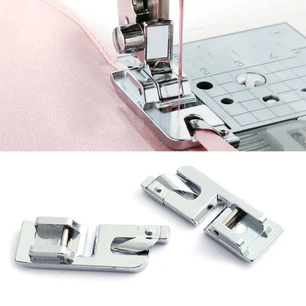 

2pc/lot Rolled Curling Presser Foot Multi - functional Household Sewing Machine Presser Foot 7307 For Singer Janome Kenmore Juki