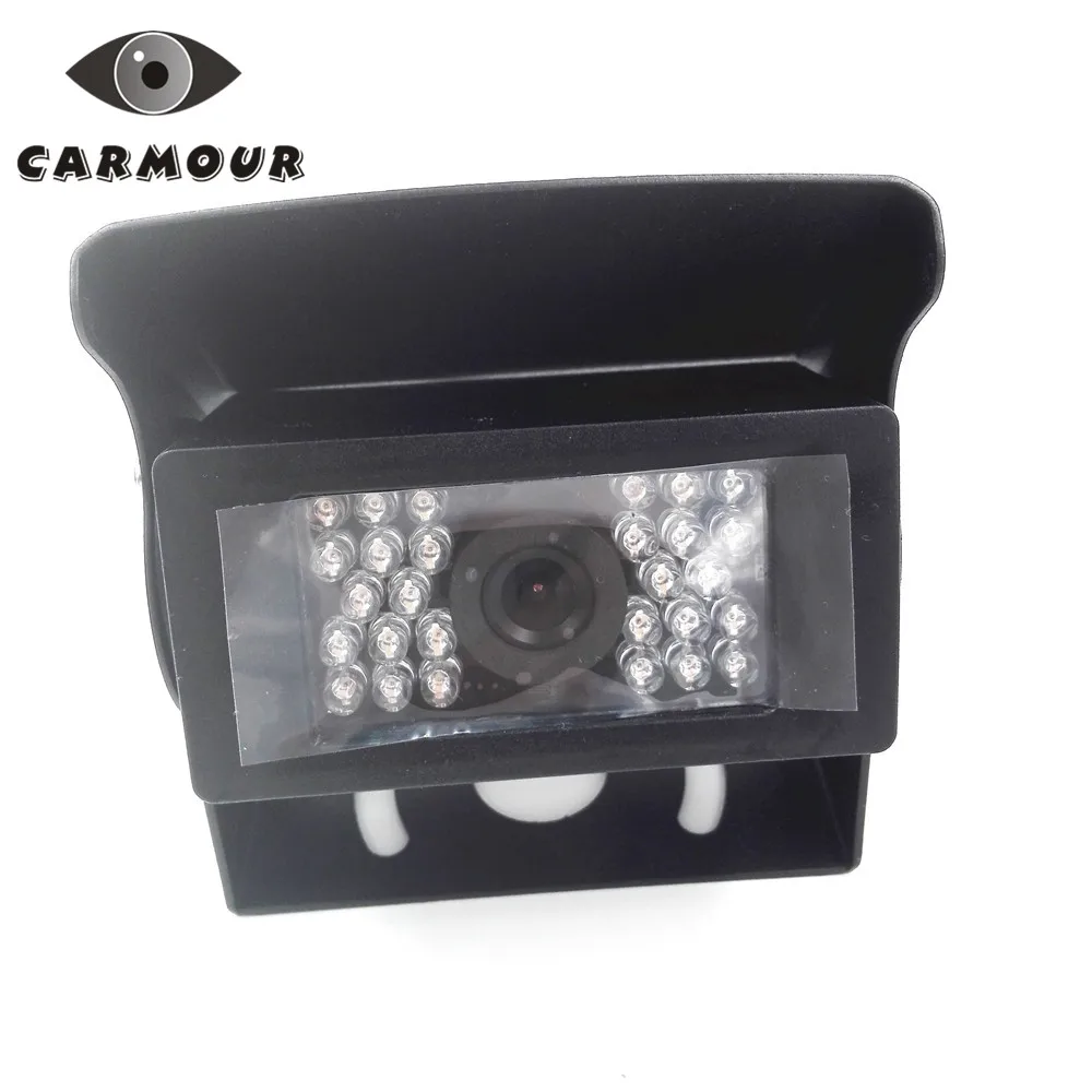 Koop CARMOUR Waterdichte 24 V 28 LED IR Nachtzicht Bus Vrachtwagen Auto Achteruitrijcamera Auto Omkeren Backup Parking Camera 928 T