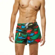 Летние пляжные шорты для мужчин серфинг шорты быстросохнущие Плавки Спортивные брюки купальник дышащий купальники пляжная одежда