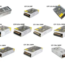 110 В 240 В DC12V 2A 3A 5A 8a 10A 15A 20A 30A Питание адаптер трансформатора переключатель конвертер Зарядное устройство драйвер для Светодиодные ленты свет