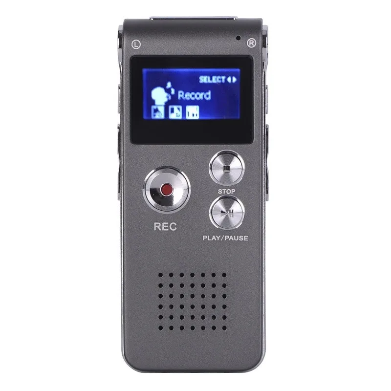 Rechargeable N28 16GB 8GB Digital Voice Recorder 650Hr Dictaphone MP3 Player USB Flash Supports MP3 WMA ASF WAV Music Formats
