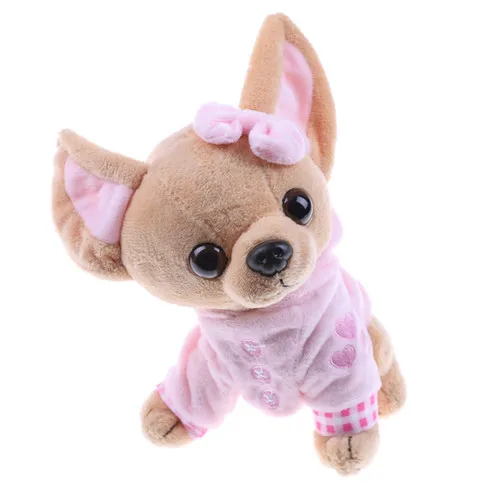 1 шт. Детская плюшевая игрушка чихуахуа 17 см|plush toys|toy stuffingdog plush toy |