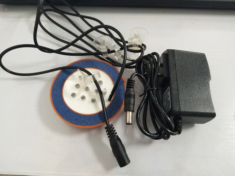 

7.5CM Diameter Colorful LED Air stone Increase oxygen Bubble stone Bubble plate