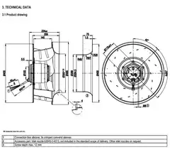 R4D450-AK01-01 R4D450-AH03-01 230/400 В пособия по немецкому языку оригинальные аутентичные центробежный вентилятор