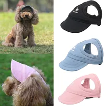 Шляпа для животных с отверстиями для ушей собака спорт бейсбол для защиты от солнца Регулируемая пряжка товары для собак Домашние животные Acessorios Прямая#10