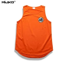 Hip hop Dragon Ball tank top 2017 Summer bodybuilding man’s T-shirt Tops Cosplay 3D T Shirts Casual Cotton dragon ball z clothes