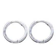 Аякс 925 пробы Серебряные Оригинальные очаровательные серьги простые и элегантные для женщин