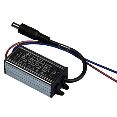 

1Pcs Waterproof Constant Current 300mA LED Driver Switching Power Supply With DC Male Plug 1/2/3/4/5/6/7/8/9/10/11/12/18/25/36W