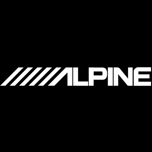Alpine Автомобильная аудионаклейка для автомобиля, художественная Автомобильная наклейка с цитатами, украшение на окно, заднее лобовое стекло, современная мода, наклейки L241