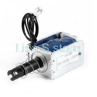 

DC12V 3A 36W Open Frame Pull Solenoid Electromagnet 1mm 700g 6mm 160g