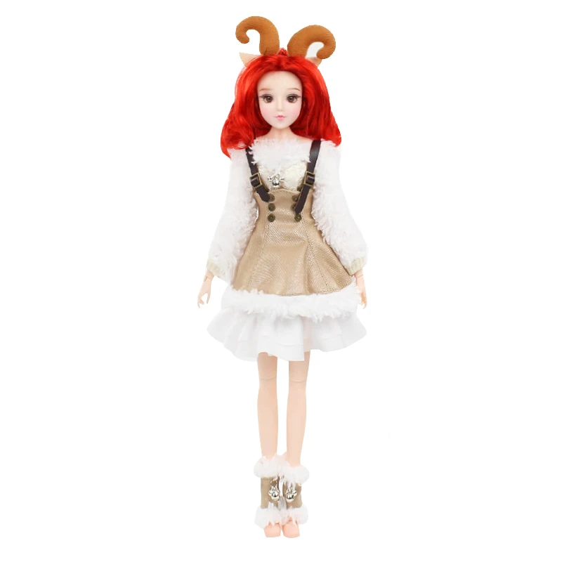 DBS MMGirl 12 Созвездие овна 1/6 30 см белое милое платье 14 шарнирных кукол с изысканной