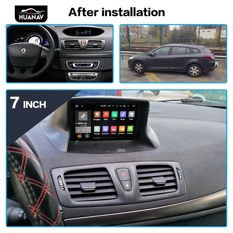

DSP Android 9.0 Car DVD player GPS navigation for Renault Megane 3 Fluence 2009-2015 multimedia unit Car GPS Satnav stereo unit