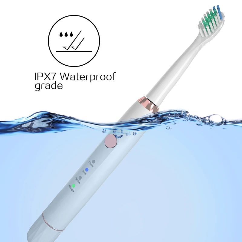 2 pcs Electric toothbrush Sarmocare M100 IPX7 Waterproof Grade rechargeable battery travel protable toothbrush sonic toothbrush 2 pcs Electric toothbrush Sarmocare M100 IPX7 Waterproof Grade rechargeable battery travel protable toothbrush sonic toothbrush