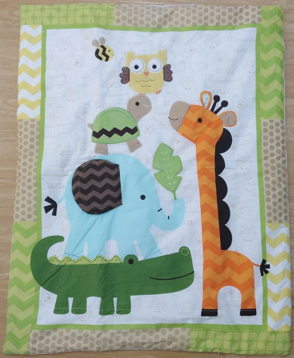 nursery quilt, baby comforter for girl or boy