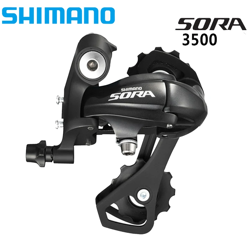 

Shimano Sora RD-3500 Rear Derailleur 9S SS Short Cage / GS Medium Cage Road Bike Folding Bike 3500 Rear Derailleurs Black