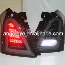 2006-2010 года для SUZUKI Swift светодиодные задние фары черного Дымчатого Цвета WH