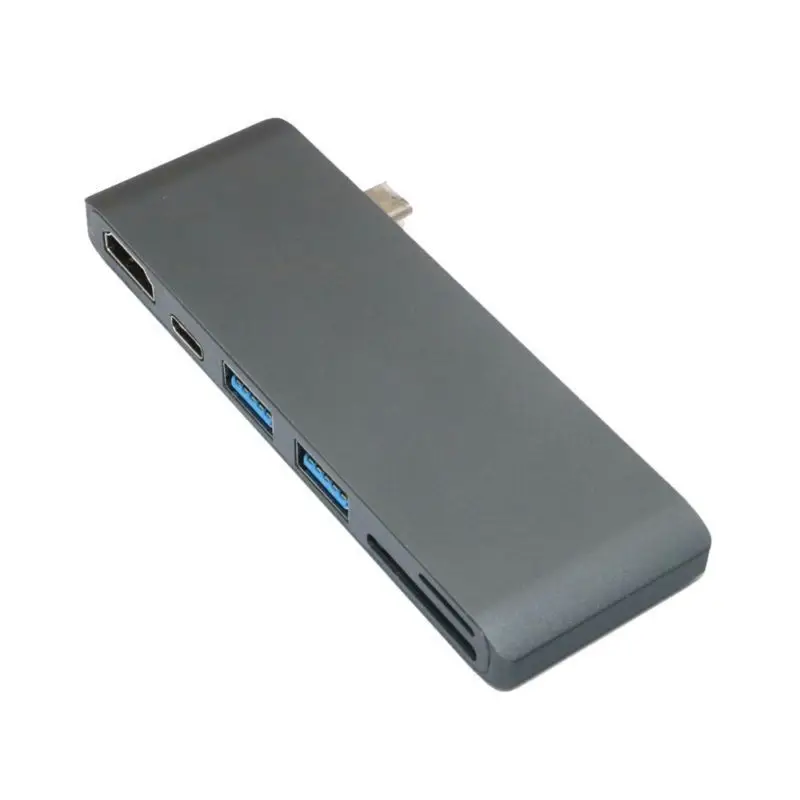 USB C концентратор HDMI адаптер ключ для MacBook Pro 4 к Тип C USB 3,0 Card Reader