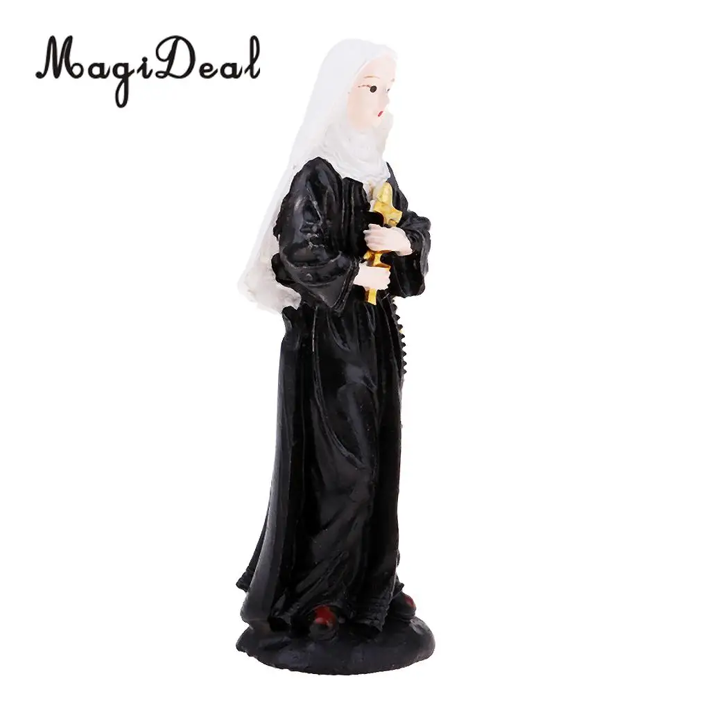 Sand Table Scene Nun Model Figure Women People Layout Landscape Scenery for Diorama Accessory