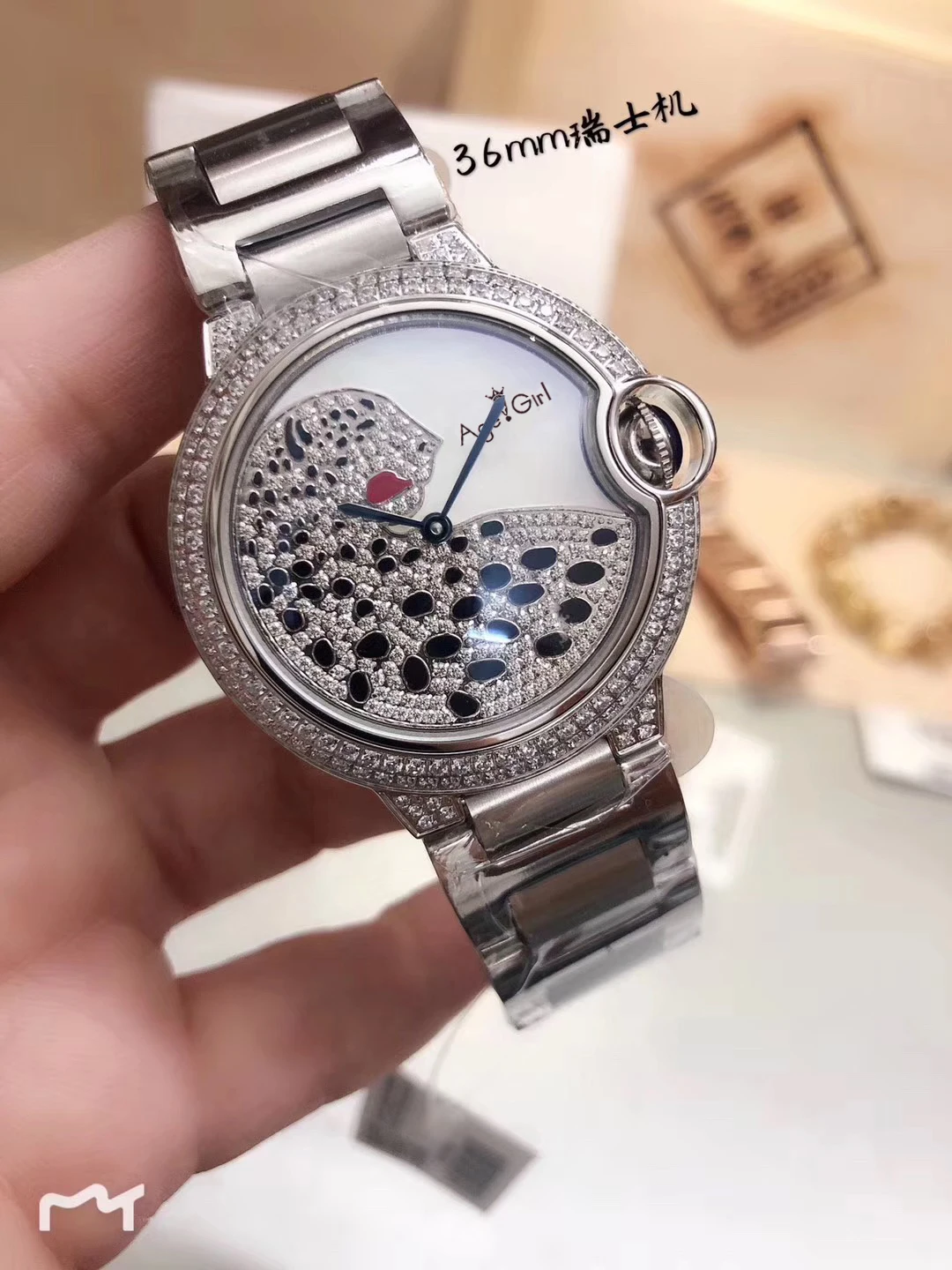 

Luxury Brand New Quartz Women Watches Fashion Casual Sport Sapphire Rose Gold Silver 2 Row Diamonds Bezel Watch Black White AAA+