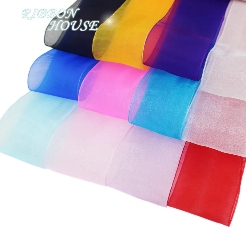 

2'' (50mm) Organza ribbon wholesale gift wrapping decoration Christmas ribbons