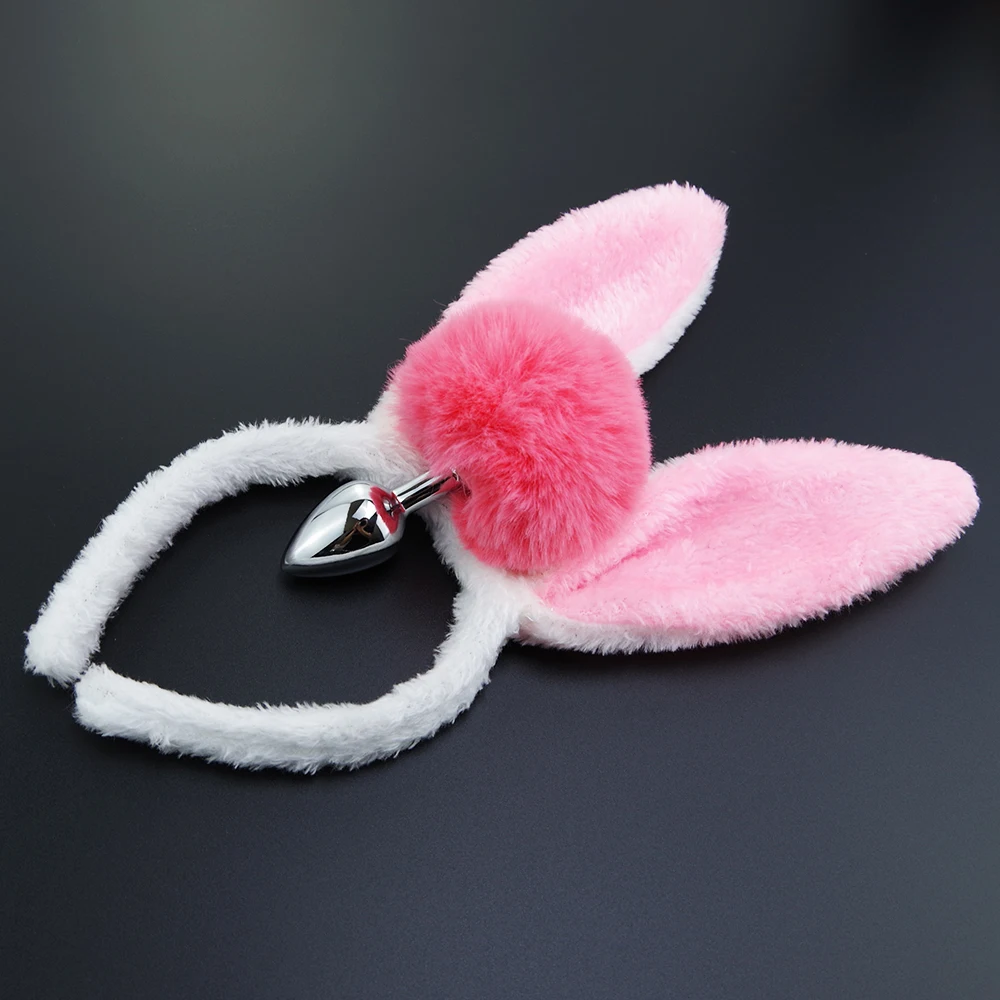 Gifts For Lover Sex Toys Kawaii Bunny Tail With Ears Female Butt Plug Cute  Rabbit Tail With Plush Ear Metal Anal Plug Women Gay - Anal Sex Toys -  AliExpress
