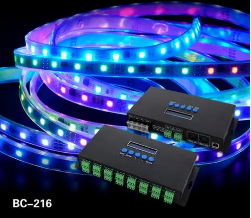 US $230.00 BC216 Artnet To SPIDMX Pixel Light ControllerEternet Protocol Input340pixels16CH Two Ports2X512 ChannelsOutput
