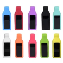 Para fitbit ace clip fecho de borracha silicone macio clipe de cinto substituição caso capa titular para fitbit alta/hr pulseira banda inteligente