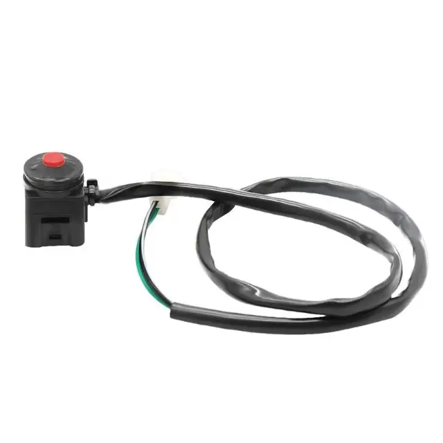 Vodool Universal Motorcycle Motorbike Red Push On Kill Stop Vodool Universal Motorcycle Motorbike Red Push On Kill Stop Switch Replacement Horn Light Start For