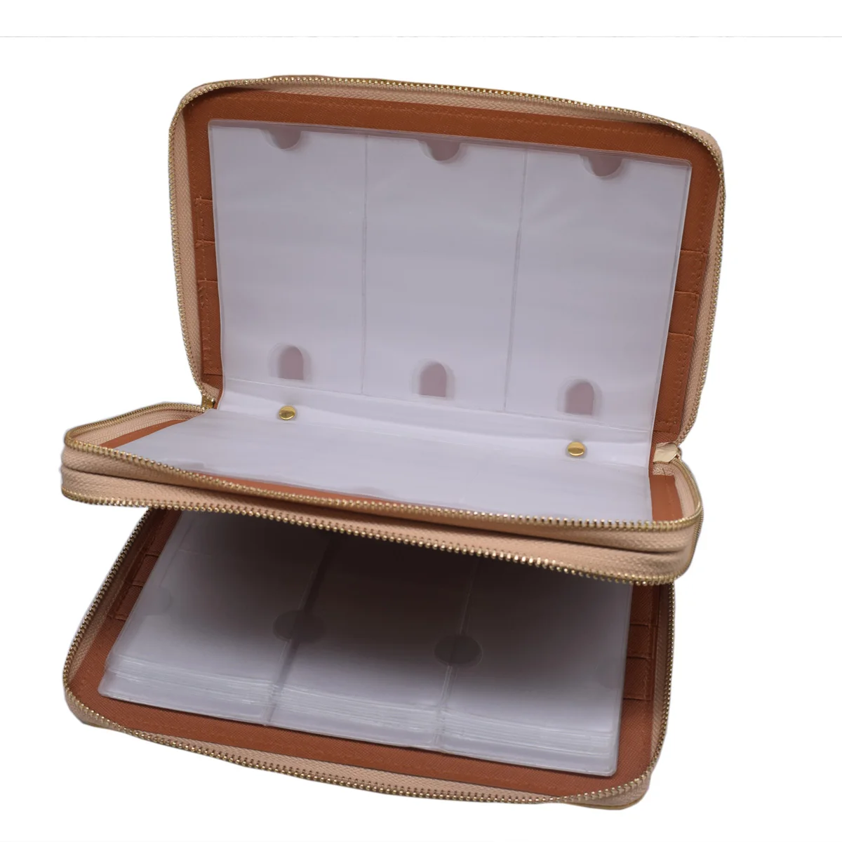 Kaufen 216Slots Nagel, Platte Halter Regenbogen Laser Design Runde Quadrat Rechteckigen Maniküre Nagel Kunst Platte Organizer Leere Fall