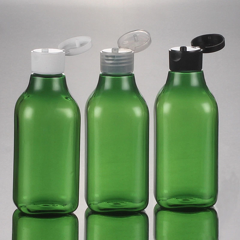 24pcs/lot 200ml flip lid bottle Plastic packaging bottle sample bottle