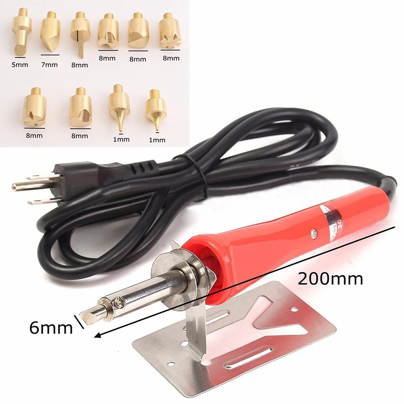 

37pcs Wood Burning Pen Set Woodworking Welding Tips with Letter Stencil Set For Soldering Iron Carving Pyrography Tools
