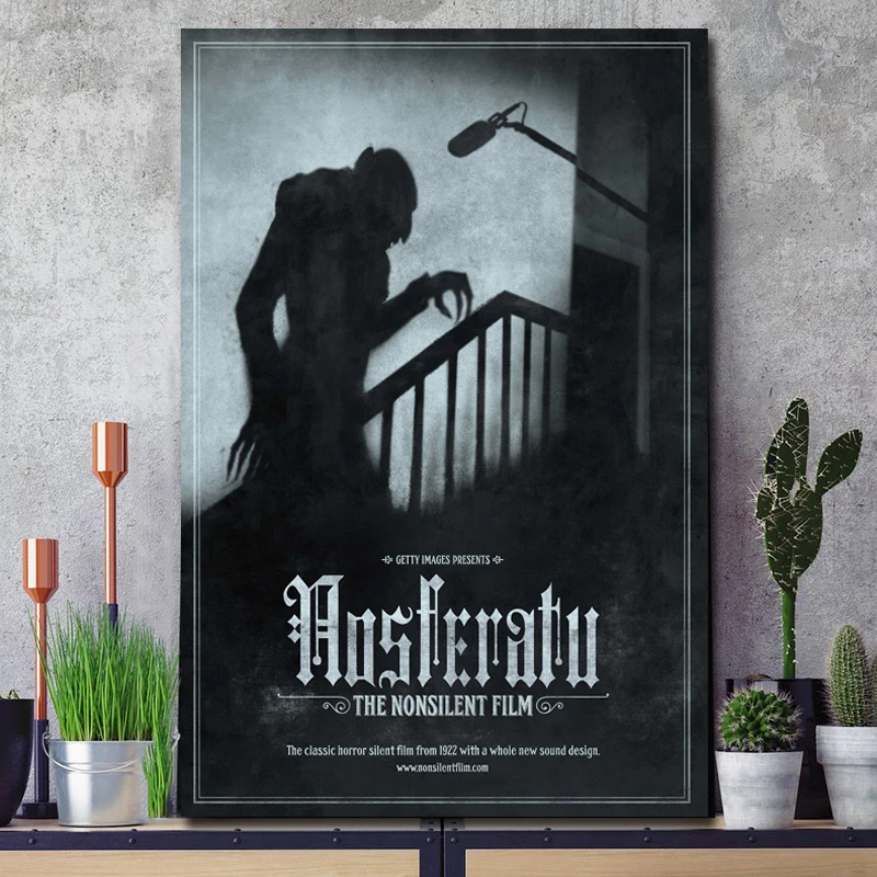 Nosferatu Getty Images on Behance Movie Wall Art плакат печать скандинавские украшения картина для гостиной украшения спальни