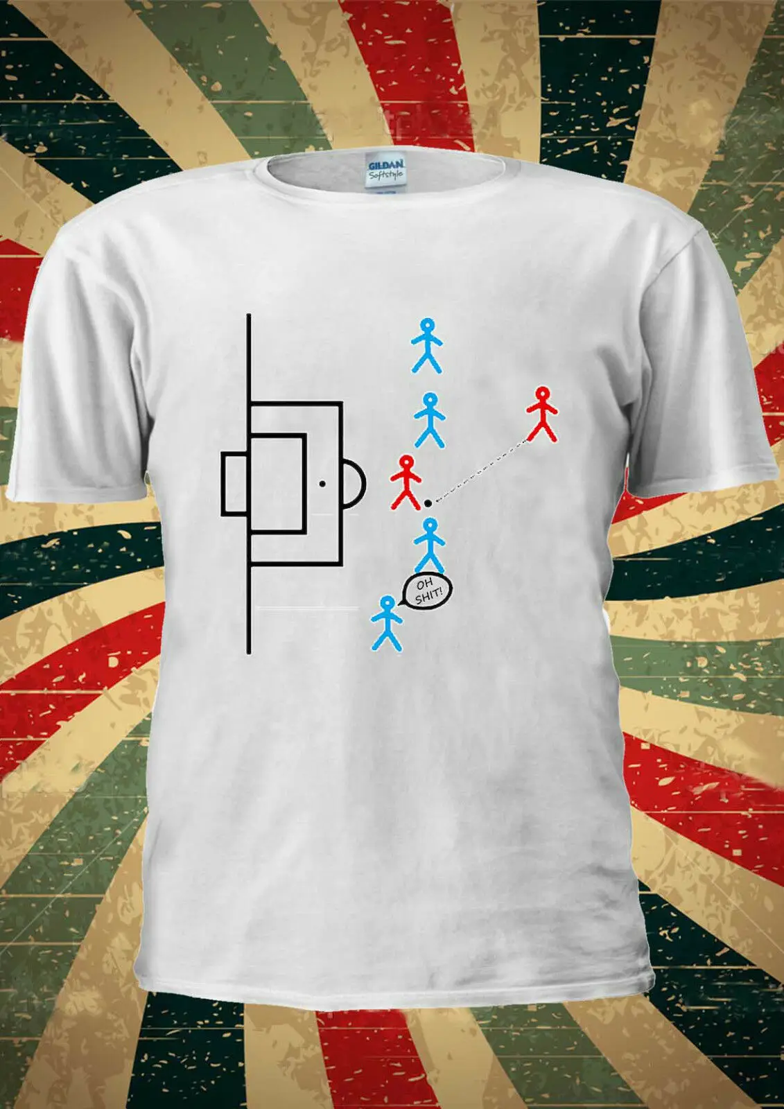 Offside Trap Football Soccer Funny Tumblr T-shirt Vest Top Men Women Unisex 1872  custom printed tshirt Casual Short Sleeve TEE