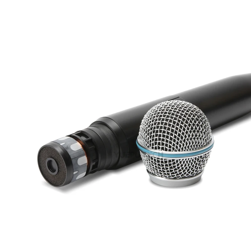  YUEPU RU-D210 UHF Professional Wireless Microphone System 2 Channel Handheld Karaoke Frequency Adju