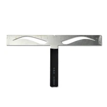 Новое поступление точные перманентные макияж бровей формирование линейка бровей измерительная линейка Стикеры для трафарет для микроблейдинга