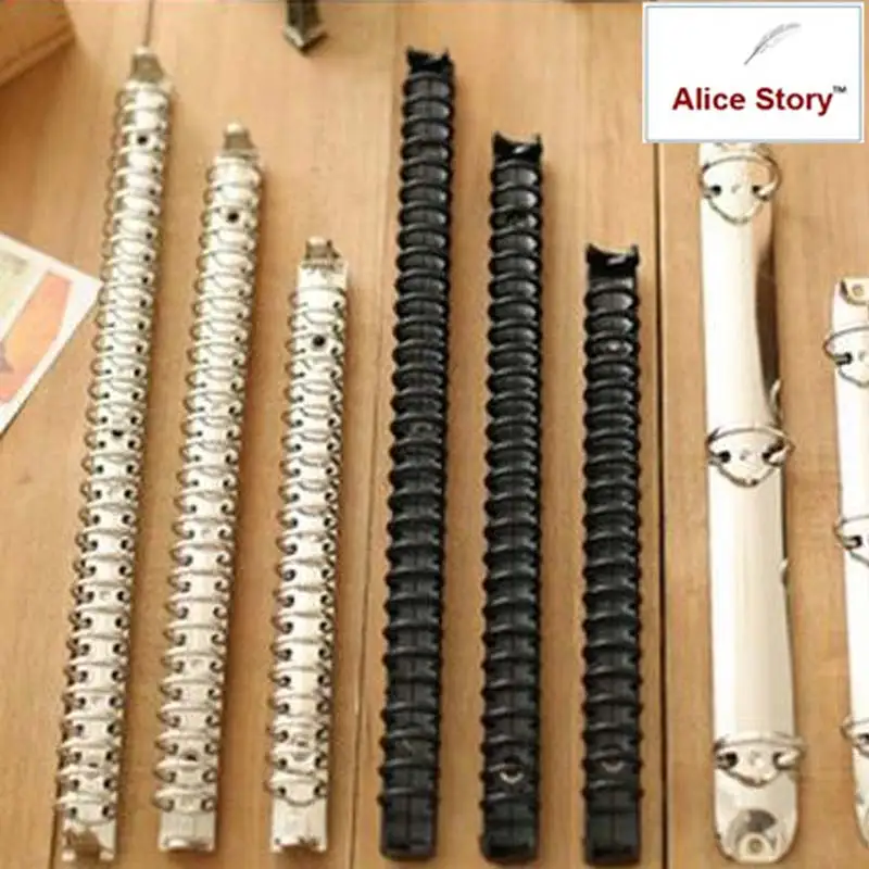 B5 A5 A6 A7 Loose Leaf Spiral Notebook Metal Clip Ring Binder DIY Fill 