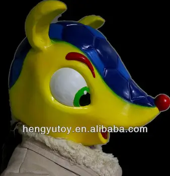 

HUIZHOU Education Toys Realistic outdoor ornament cheer armadillo mask