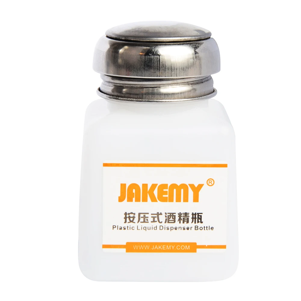 

JAKEMY JM-Z10 Liquid Alcohol Press Empty Clear Bottle Portable Plastic Liquid Dispenser Bottle Liquid Pumping Bottle Hot Selling